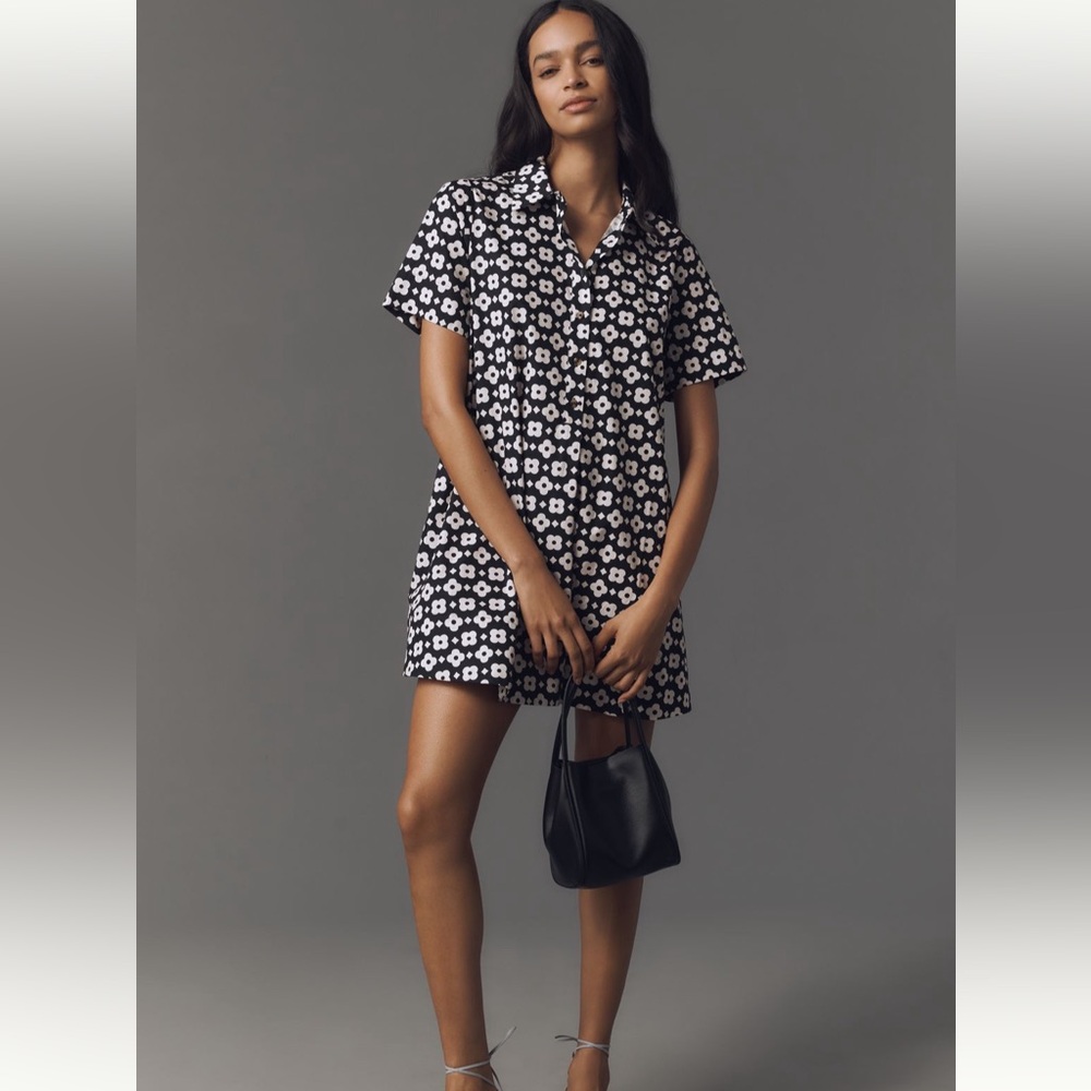 NWOT Anthropologie Pollie swing tunic mini dress XXS